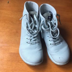 High Top Women’s Blue Glass Trainer